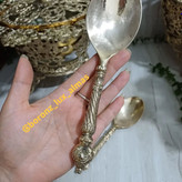 قاشق تزئینی لوکس برنجی