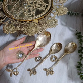 قاشق تزئینی لوکس برنجی